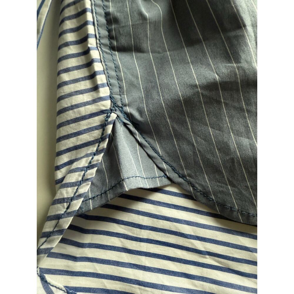 $178 New Etica Striped Button Down - Small - Picture 7 of 9